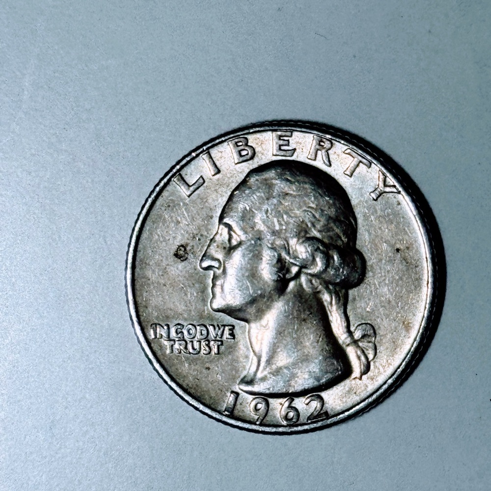 1962 Silver USD Quarter 90% Silver highly collectible and rare